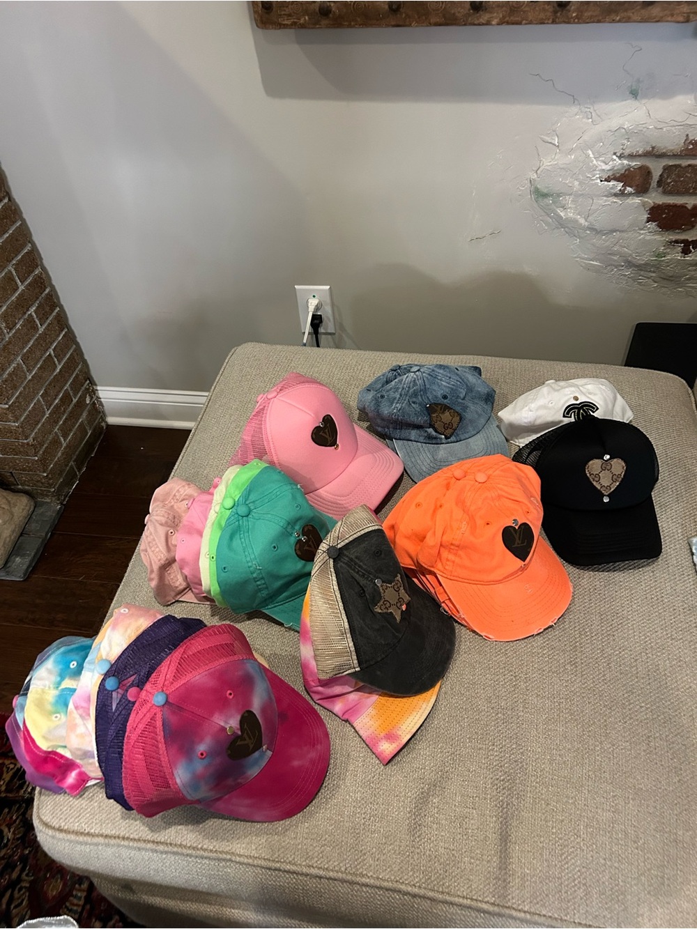 Entire Lot /27 pieces designer handmade Adult Hats